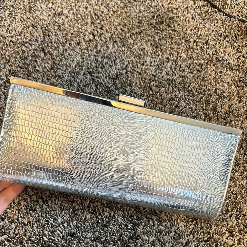 Silver Clutch Bag
